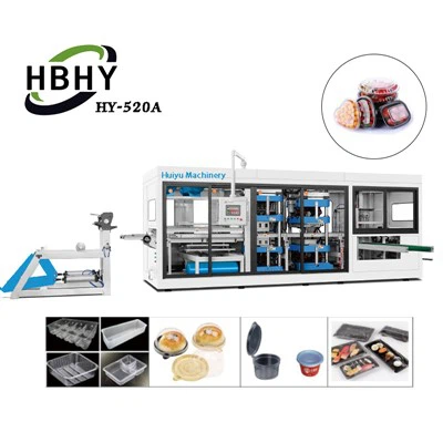 Stroj za termoformiranje plastike s tri stanice